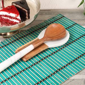 ที่วางช้อนหินอ่อนที่วางช้อนโลหะสำหรับไม้พายช้อนที่คีบมากขึ้น - Product Image 6