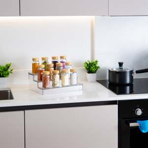 Organisateur de rangement pour épices transparent pour la cuisine - Product Image 2