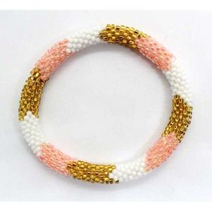 Elegante pulsera de cuentas de perlas para uso formal Pulsera de cuentas hecha a mano con amor por MD Handicraft - Product Image 5