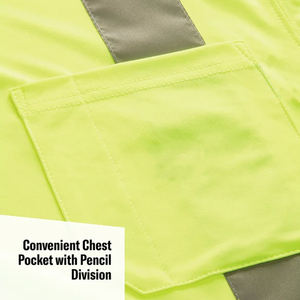 Chemises à manches longues réfléchissantes haute visibilité de dernière génération pour hommes, logo personnalisable, chemises de travail imperméables - Product Image 6