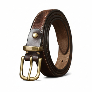 Boucle de ceinture carrée en alliage noir vintage tressée à la main, nouvelle conception - Product Image 1