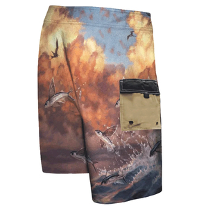 Custom Designer Men's Summer Beach Fishing <b>Board</b> Shorts Eco-Friendly Casual Cargo Stretch <b>Swimming</b> Mid Waterproof Quick Dry - Product Image 5