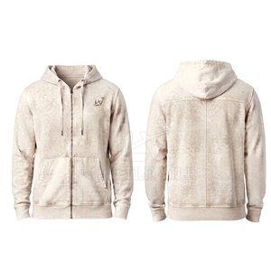Sweat à capuche pour homme Clean Style, hiver, uni, délavé à l'acide, avec poignets côtelés, manches longues, coupe régulière, toucher doux et décontracté - Product Image 6
