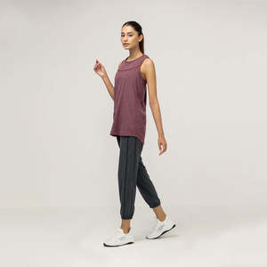 Débardeur de sport pour femme au design populaire, logo personnalisé, tricot en coton, séchage rapide, respirant, été - Product Image 2