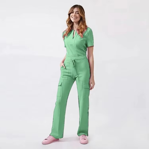 Nuevo Uniforme de Trabajo de Punto de Algodón y Poliéster para Portero, Blusa de Manga Larga y Pantalones, Logotipo Personalizado, Impresión en Relieve, Color Personalizado - Product Image 2