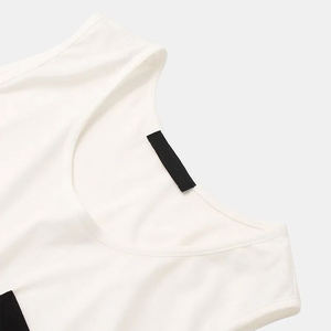 Camiseta sin mangas deportiva informal de verano para hombre, tela de punto cómoda, diseño de esqueleto con cuello en V de gran tamaño - Product Image 3