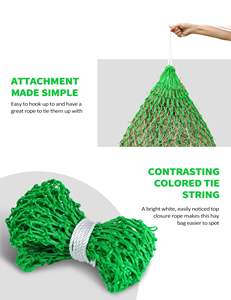 Filet à foin pour chevaux à vitesse lente personnalisé, sac à nourriture pour chevaux, emballage personnalisé, sacs et filets à foin de haute qualité, vente chaude - Product Image 6