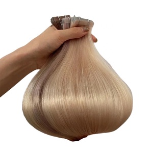 Wholesale Price Bone Straight Vietnamese Human Hair <b>Extensions</b> Super Double Drawn Flat Tape Clip Ins Bundle Hair - Product Image 5