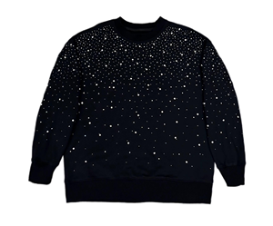 Nouveau sweat à capuche personnalisé avec strass, sweat à capuche en strass de haute qualité, coupe ample, sweat à capuche à manches longues en tissu intégral pour hommes - Product Image 4