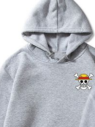 Sudaderas con Capucha Estampadas para Hombre, 100% Algodón, Estilo Holgado, para Parejas - Product Image 2