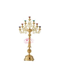 เชิงเทียนโลหะสูงสำหรับตกแต่งในบ้านในร่มและกลางแจ้งเชิงเทียนสำหรับงานแต่งงาน - Product Image 6