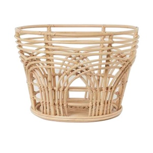 ตะกร้าไม้ไผ่ประดับโต๊ะรับประทานอาหารแบบโค้งมนกระเช้าผลไม้ตกแต่งโต๊ะอาหาร - Product Image 1