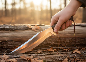 Cuchillo de Chef de Acero Inoxidable Hecho a Mano de Alta Gama, Grado Industrial, Mango de Cobre, Hoja Afilada, Personalizable, OEM, Garantía de 3 Años, para Cocina - Product Image 2