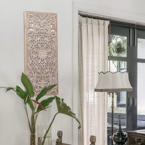 <b>Wall</b> Panel Wood <b>Wall</b> <b>Decor</b>, Rectangular <b>Wall</b> Art <b>Decorative</b> <b>Wall</b> Hanging Wooden Long Panel For Home <b>Decor</b>, <b>Wall</b> Panel, Wooden - Product Image 1