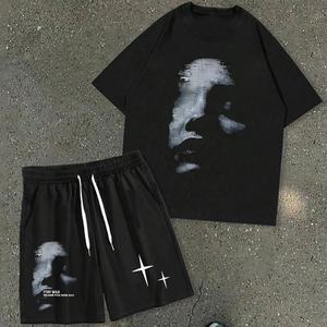 Conjunto Deportivo Urbano de Verano para Hombre, Estilo Relajado para Fitness, Jogging y Viajes - Product Image 1