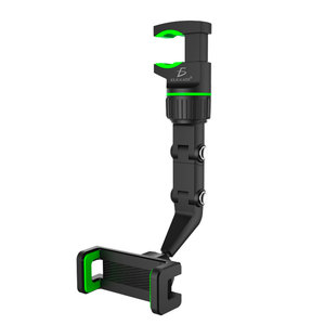 Supporto per cellulare da auto con montaggio a specchietto retrovisore a 360°, clip in plastica ABS, combinazione magnetica per GPS e posizionamento sul cruscotto. - Product Image 2