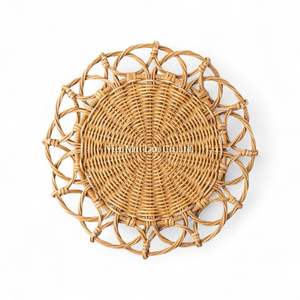 Wholesale <b>Rattan</b> <b>Placemat</b> Handmade From Natural Material For Dining Table Decoration And Serving Use - Product Image 2