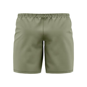 Bermudas de talla grande para hombre de alta calidad, diseño deportivo con cintura elástica, tela de lana transpirable de tejido medio, Color sólido - Product Image 6