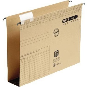ELBA ULTIMATE DIN <b>A4</b> Hanging File Holder Natural Brown for Organizing and Accessing Your Files Premium Cardboard Accessory - Product Image 1