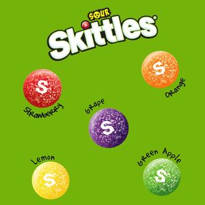 <b>SKITTLES</b> <b>Sour</b> Chewy Candy, <b>Sour</b> Candy Bulk, Sharing Size, 13.7 Oz Bags, Pack of 6 - Product Image 3