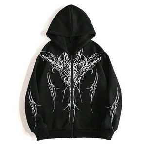 New Arrival Printing <b>Zip</b>-Up <b>Hoodies</b> for <b>Men's</b> Lightweight Cheap Price Cotton Premium Quality Streetwear <b>Men</b> Zipper <b>hoodies</b> - Product Image 1