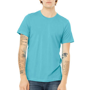 T-shirts pour hommes en 100% coton de haute qualité T-shirt vierge brodé de poids lourd personnalisé brodé de broderie imprimée vente en gros - Product Image 2