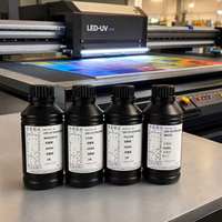 Encre UV DTF, encre UV fiable qui n'obstrue pas les buses, résistante aux rayures, encre UV dure pour le verre