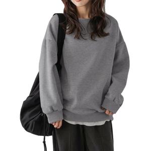 Sweat-shirts à capuche surdimensionnés respirants de haute qualité pour femmes et unisexe, avec logo personnalisé, tendance automne-printemps-hiver - Product Image 1