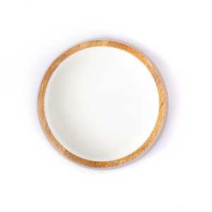 Tazón de Madera Ecológico Hecho a Mano con Estampado Floral Vibrante, Centro de Mesa de Lujo para Frutos Secos, Apto para Lavavajillas - Product Image 3