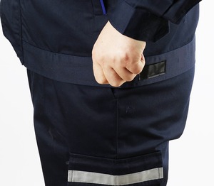 Fabrication sur mesure de vêtements de travail en coton et polyester de grande taille à haute visibilité, combinaison de climatisation pour hommes - Product Image 4