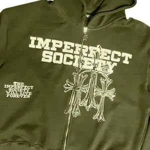 Sudadera Suave y Duradera con Capucha Ajustable de Algodón Premium y Estampado Personalizado, Perfecta para Uso Casual, MOQ Bajo - Product Image 5