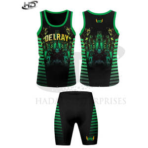 2025 Uniforme de atletismo más vendido Nuevo diseño Logotipo personalizado Uniforme de atletismo - Product Image 4