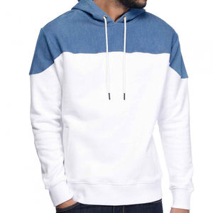 100% coton confortable impression numérique brodé vêtements d'hiver Service OEM dernière conception sweat à capuche léger à manches longues pour hommes - Product Image 6