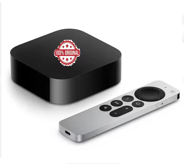 TV 4K Streaming Box with Remote Control Black 100% Original Design