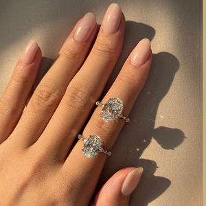 Vente en gros exclusive 10k or massif blanc jaune or Rose Moissanite bagues taille brillante E couleur 2.5 carats VVS2 luxe unisexe - Product Image 6