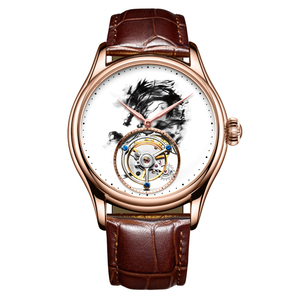 Reloj Mecánico Automático Tourbillon 7011 de Diseño Clásico para Hombre, Reloj de Lujo Certificado por el Fabricante - Product Image 3