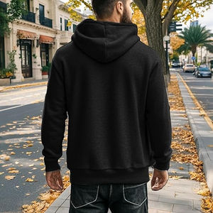 High quality Long Sleeve <b>Sweatshirts</b> with Kangaroo Pocket Men Pullover Sports <b>Gym</b> High Quality Hoodies Men - Product Image 3