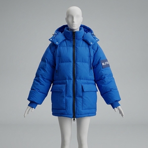 <b>Men</b> <b>Winter</b> Padded Hooded Jacket Quilted Warm Outdoor <b>Parka</b> Multiple Pocket Zip Up <b>Coat</b> OEM ODM Wholesale - Product Image 1