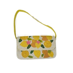 Sac à main de soirée fait main en perles de rocaille avec motifs élégants, sac brodé perlé de qualité supérieure pour occasions spéciales - Product Image 6