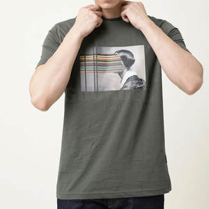 T-shirts imprimés pour hommes de meilleure conception, nouveautés à la mode en polyester/coton, prix de gros du logo de service OEM avant - Product Image 1