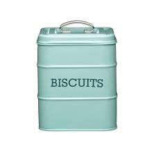 Boîte à biscuits en fer métallique de style vintage élégante conçue pour une utilisation pratique et votre décor de cuisine tout en gardant les biscuits frais - Product Image 3