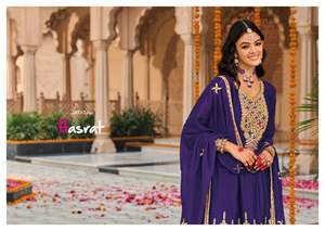 Festival Wear Chinon Avec Broderie Salwar Costume Femme Fabricant De Mode De Surat Au Prix De Gros - Product Image 2