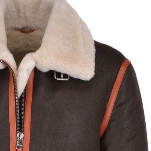 Chaqueta de invierno de piel de oveja Heritage Path para hombre con núcleo cálido, construcción sofisticada y ajuste diario cómodo - Product Image 5