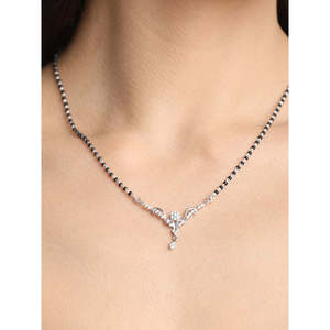 Conjunto de Mangalsutra de Plata Pura, Elegantes Collares con Cuentas, Regalo Perfecto para tu Esposa - Product Image 5