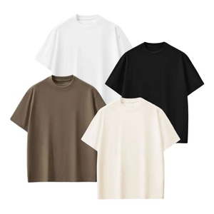 เสื้อยืดผ้าฝ้าย100% เป็นมิตรกับสิ่งแวดล้อมวัสดุโพลีเอสเตอร์/ผ้าฝ้ายระบายอากาศได้ดี - Product Image 4