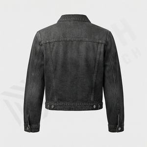 Veste en jean courte décontractée pour femmes, vêtements d'été, coupe ajustée, boutonnée, manches longues, streetwear, service personnalisé OEM, manteau tendance - Product Image 2