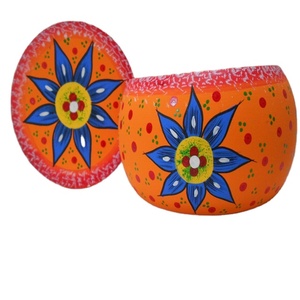 Ensemble de sous-verres décoration de la maison en bois naturel Whisky ours sous-verres protecteur - Product Image 1