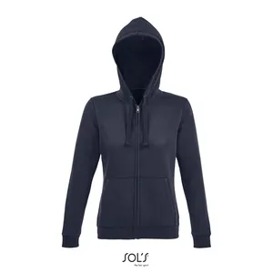 Felpa con Cappuccio e Zip Personalizzabile per Donna, Design con Borchie per Merchandising Promozionale - Product Image 4