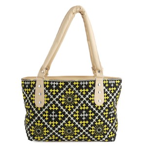 Sac à main brodé pour femme - Jaune - Product Image 3