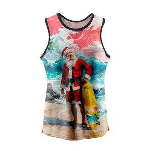 Wholesale <b>High</b> Quality Sublimation Tank <b>Tops</b> Fitness Workout Shirt Custom Design Men's Fashion Tank <b>Top</b> - Product Image 6